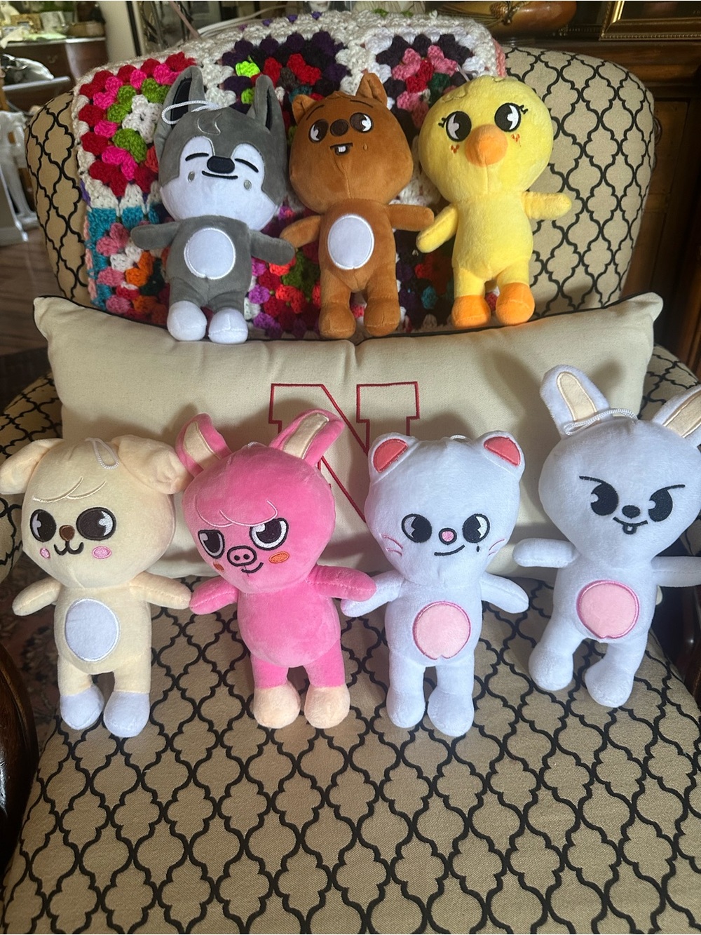 SKZOO Character Plushies from K-Pop Group Stray Kids.